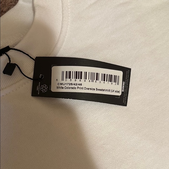 PrettyLittleThing White Sweater for Men - Picture 3 of 4